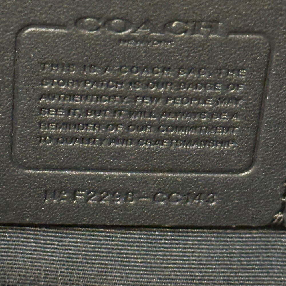 Coach Teal Blue Pebbled Leather Rowan Satchel with Detachable Strap - Picture 5 of 13